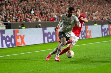 Lizbon, Portekiz - 27 Şubat 2020: Estadio Da Luz 'daki Avrupa Ligi maçında Taarabt