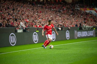 Lizbon, Portekiz - 27 Şubat 2020: Estadio Da Luz 'daki Avrupa Ligi maçında Chiquinho