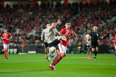 Lizbon, Portekiz - 27 Şubat 2020: Estadio Da Luz 'daki Avrupa Ligi maçında Chiquinho