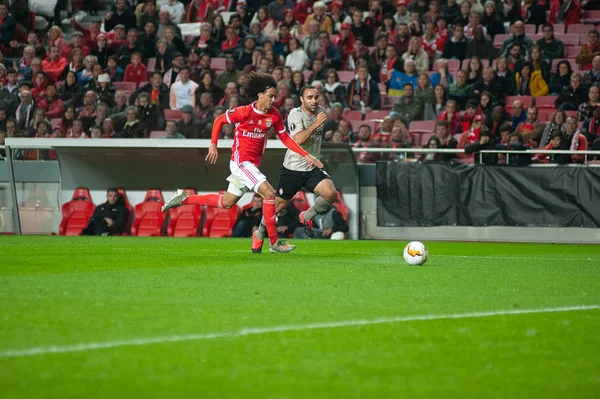 Lissabon Portugal Februari 2020 Tomas Tavares Ismaily Tijdens Wedstrijd Europa — Stockfoto