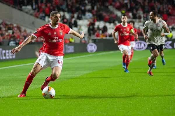 Lizbon, Portekiz - 27 Şubat 2020: Estadio Da Luz 'daki Avrupa Ligi maçında Taarabt