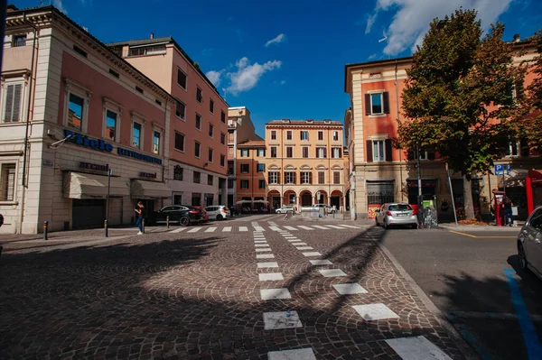 Болонья Италия Сентября 2019 Года Улица Солнечной Болоньи — стоковое фото
