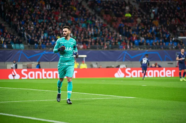 Leipzig Alemanha Março 2020 Hugo Lloris Goleiro Tottenham Hotspur Durante — Fotografia de Stock