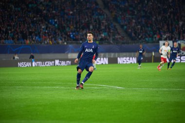 Leipzig, Almanya - 20 Mart 2020: Leipzig-Tottenham maçında Dele Bamidele Jermaine Alli 