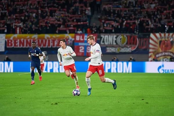 Leipzig Allemagne Mars 2020 Timo Werner Lors Match Leipzig Tottenham — Photo