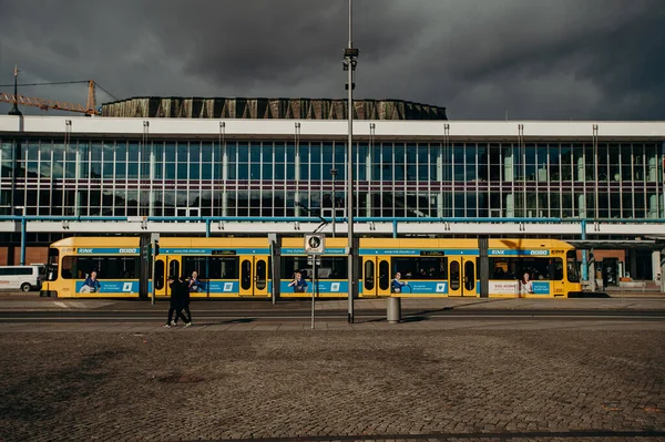 Dresden Niemcy Marca 2020 Altmarkt — Zdjęcie stockowe