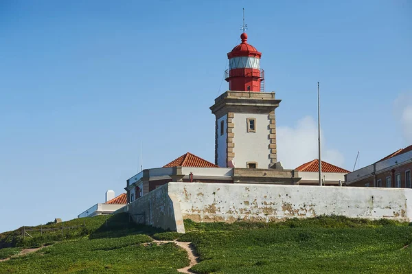 Farol Portugal Costa Oeste Atlântico Região Algarve Portugal Paisagem — Fotografia de Stock