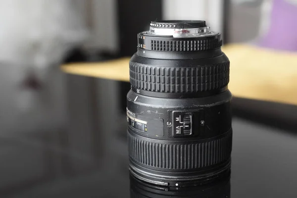 Oude Cameralens Brede Lens Foto Thema — Stockfoto