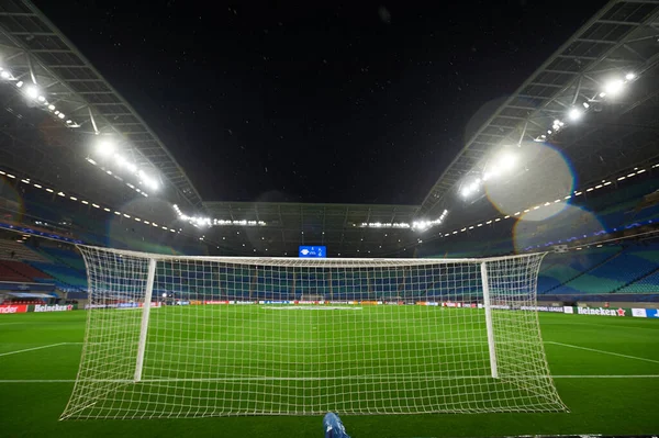 Leipzig, Almanya - 20 Mart 2020: Leipzig Arena UEFA Şampiyonlar Ligi - Tottenham maçı sırasında