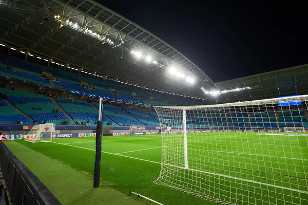 Leipzig, Almanya - 20 Mart 2020: Leipzig Arena UEFA Şampiyonlar Ligi - Tottenham maçı sırasında
