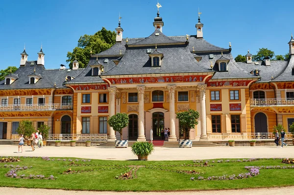 Dresden Tyskland Juni 2019 Pilnitz Slott — Stockfoto