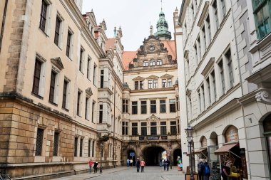 Dresden, Almanya - 05 Mayıs 2017: Dresden Kalesi
