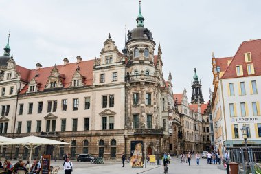 Dresden, Almanya - 05 Mayıs 2017: Dresden Kalesi