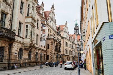 Dresden, Almanya - 05 Mayıs 2017: Dresden Kalesi