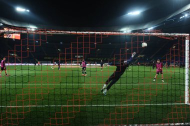 Kharkiv, Ukrayna - 4 Mart 2020: UPL Shakhtar - Dnipro-1