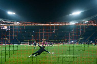 Kharkiv, Ukrayna - 4 Mart 2020: UPL Shakhtar - Dnipro-1