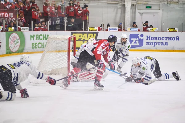 Druzkovka Ukraina Januari 2020 Matcha Ukraina Hockeyliga Donbass Dinamo Kharkiv — Stockfoto