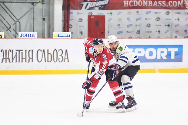 Druzkovka Ucrania Enero 2020 Partido Liga Hockey Ucrania Donbass Dinamo — Foto de Stock