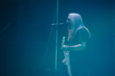 Kharkiv, Ukrayna - 27 Nisan 2017: Uriah Heep 'ten Mick Box