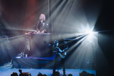 Kharkiv, Ukrayna - 27 Nisan 2017: Uriah Heep canlı yayın