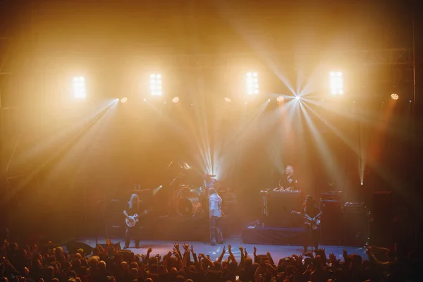乌克兰哈尔科夫 2017年4月27日 Uriah Heep现场表演 — 图库照片