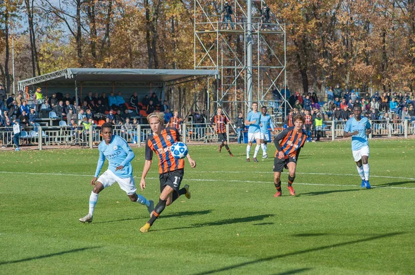 Kharkiv Ucrania Octubre 2018 Mykhaylo Mudryk Partido Uefa Champions League — Foto de Stock