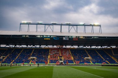 Kharkiv, Ukrayna - 14 Eylül 2019: Ukrayna Premier Ligi Shakhtar Donetsk - Zorya Luhansk maçı