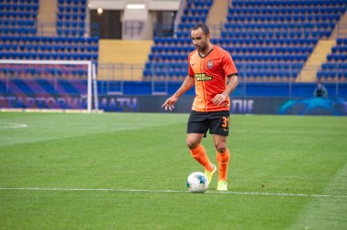 Kharkiv, Ukrayna - 14 Eylül 2019: Ukrayna Prömiyer Ligi Shakhtar-Zorya maçı sırasında