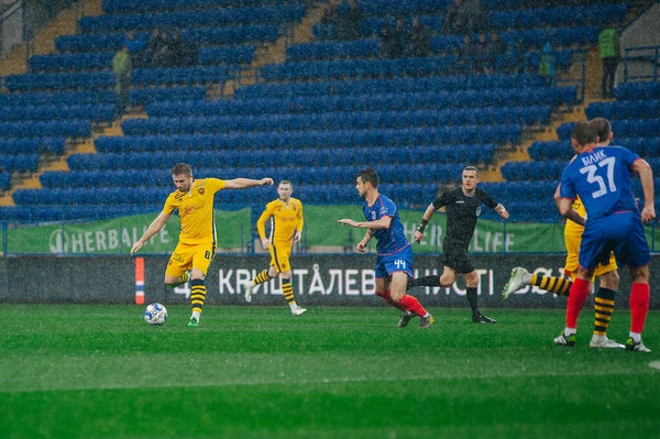 Kharkiv Ucrania Octubre 2019 Partido Liga Profesional Ucrania Metallist 1925 — Foto de Stock