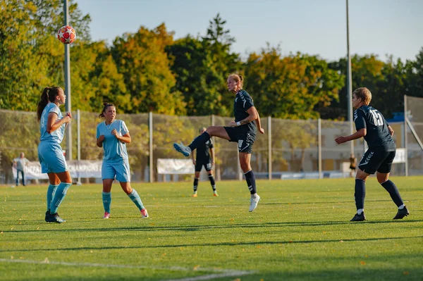 Kharkiv Ucrania Septiembre 2019 Partido Liga Premier Femenina Ucraniana Zhilstroy —  Fotos de Stock