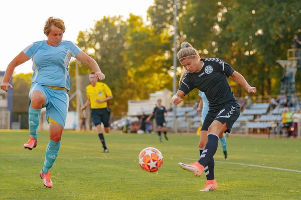 Kharkiv Ucrania Septiembre 2019 Partido Liga Premier Femenina Ucraniana Zhilstroy —  Fotos de Stock