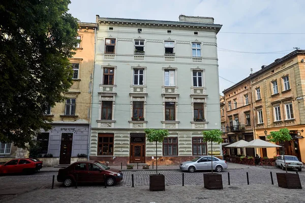 Lemberg Ukraine Juli 2019 Straßenarchitektur Der Altstadt Lemberg — Stockfoto
