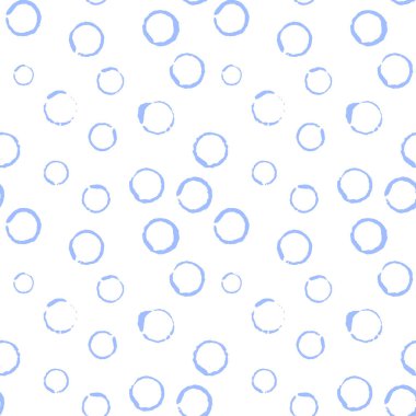 Vektör seamless modeli. Geometrik süsleme. Sevimli yuvarlak nokta bac