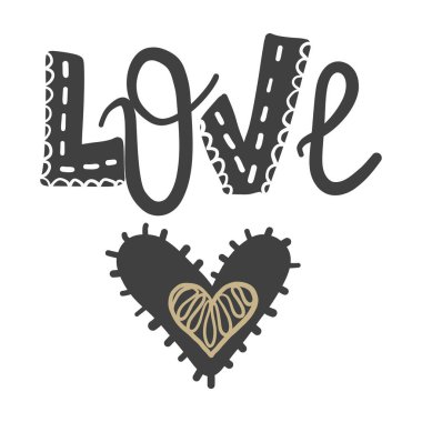 Vektör tebrik kartları Sevgililer günü. Kalpler, aşk, okları.