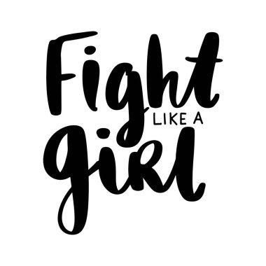 Feminist vektör yazıtları. Kadın motivasyon cümlesi, alıntı ya da söylem.