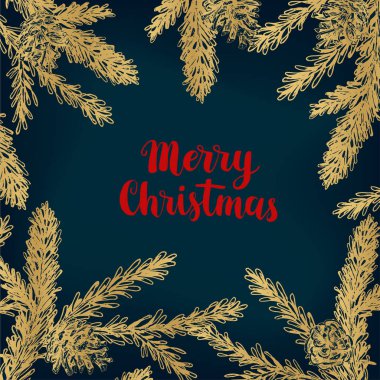 Noel ve yeni yıl hediye kartı