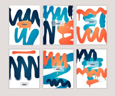 Sanatsal yaratıcı kart dizisini