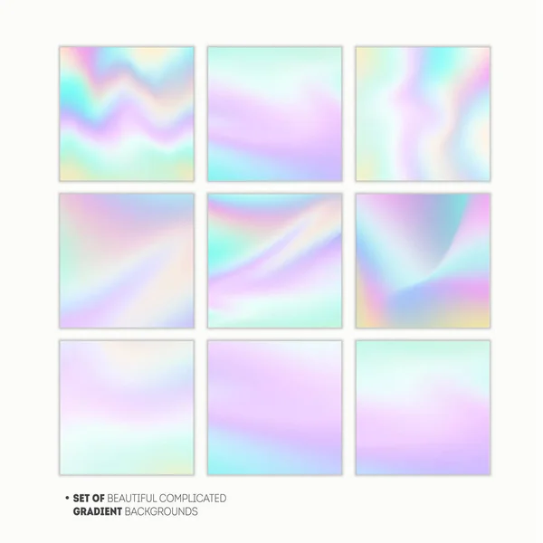 Watercolor abstract background set — Stock Vector