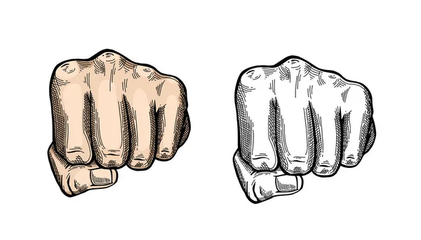 手的手势素描 — 图库矢量图片