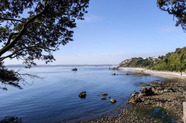 Meadfoot Bay kıyı şeridi