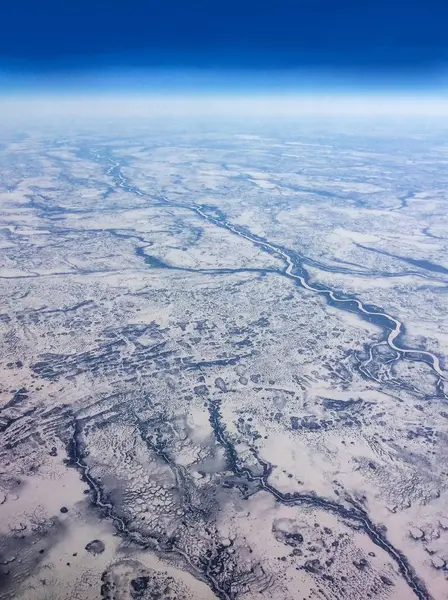 Vista aérea del norte de Canadá —  Fotos de Stock