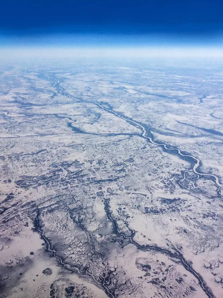 カナダ北部空撮 — ストック写真
