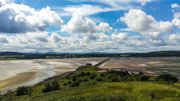 Cramond Island Causeway Edinburgh — Stockfoto