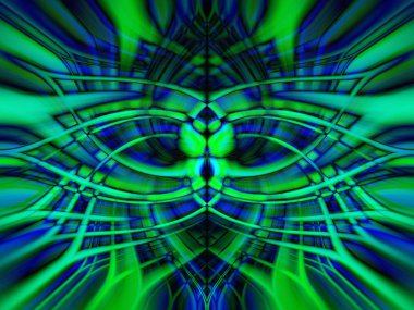 mavi ve yeşil soyut arkaplan