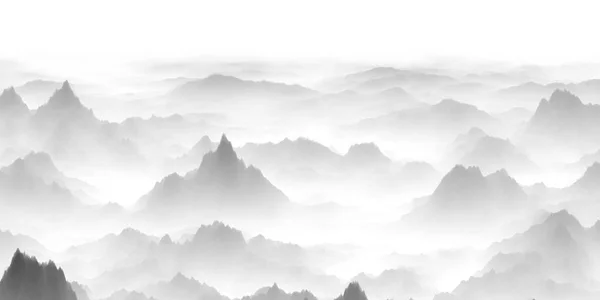 Chinese ink landscape background