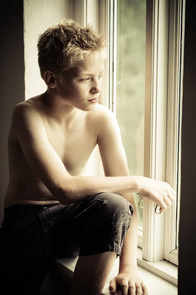 Портрет хлопчика — стокове фото