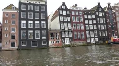 Amsterdam waterfront downtown