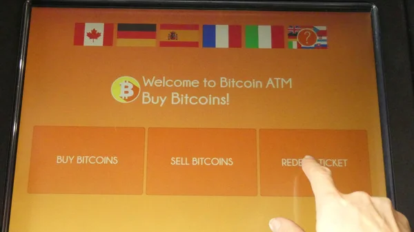 Bitcoin ATM 'nin kullanılması