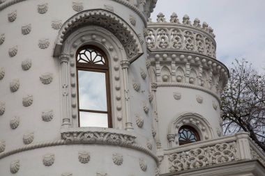 Parça duvar Morozovs Konağı Moskova, Rusya, Haziran 2017