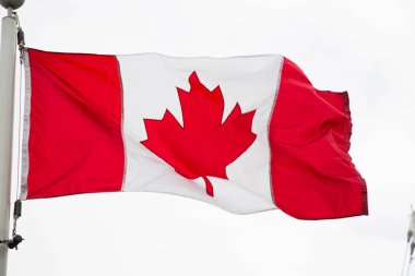 Kırmızı beyaz Milli bayrak Kanada